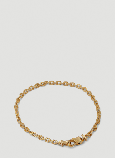 Shop Tom Wood Anker Chain Bracelet In Gold