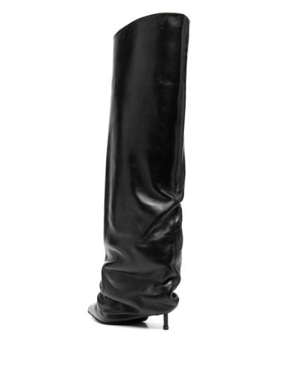 Shop Le Silla Andy 120mm Pointed-toe Boots In Schwarz