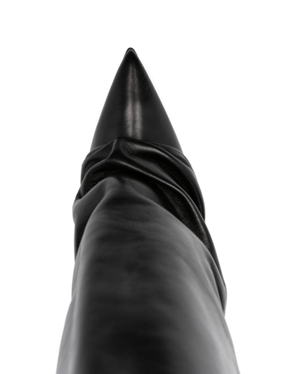 Shop Le Silla Andy 120mm Pointed-toe Boots In Schwarz