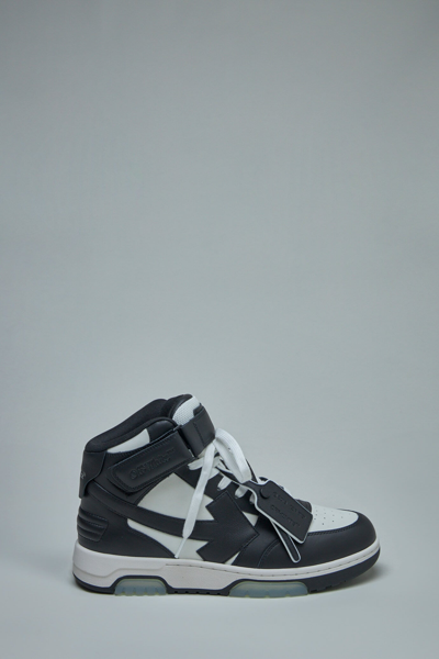 Off-white Out Of Office Mid-top Sneakers In Black