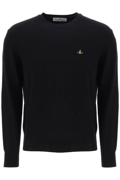 Shop Vivienne Westwood Organic Cotton And Cashmere Sweater In Black