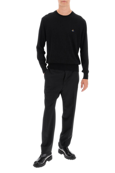 Shop Vivienne Westwood Organic Cotton And Cashmere Sweater In Black