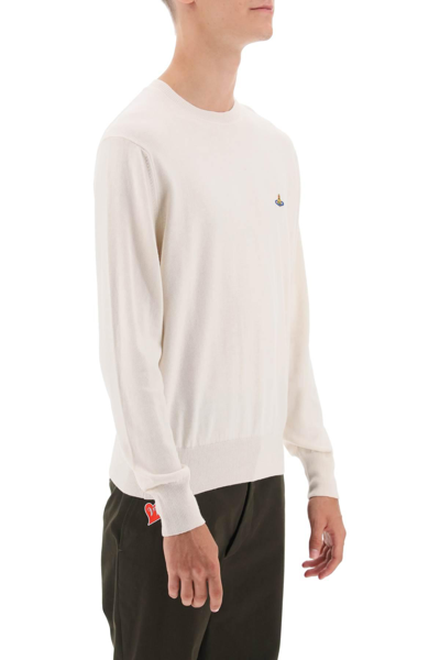 Shop Vivienne Westwood Organic Cotton And Cashmere Sweater In White