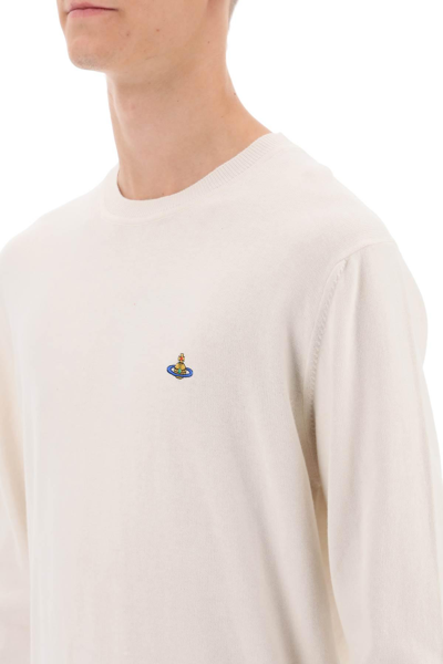 Shop Vivienne Westwood Organic Cotton And Cashmere Sweater In White