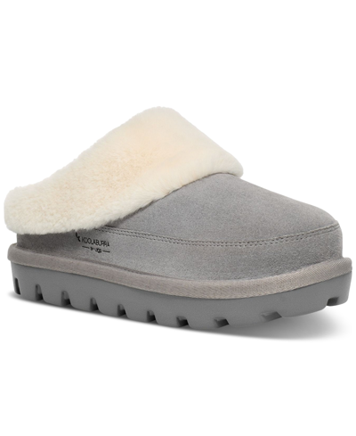 Shop Koolaburra By Ugg Women's Tizzey Round-toe Slip-on Cozy Slippers In Wild Dove