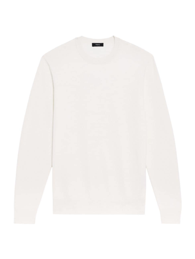 Shop Theory Men's Datter Crewneck Sweater In Ivory