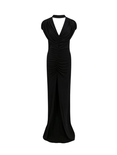 Shop Alberta Ferretti Dress In Black