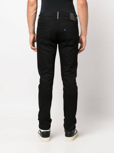 Shop Levi's Low-rise Slim Jeans In Schwarz