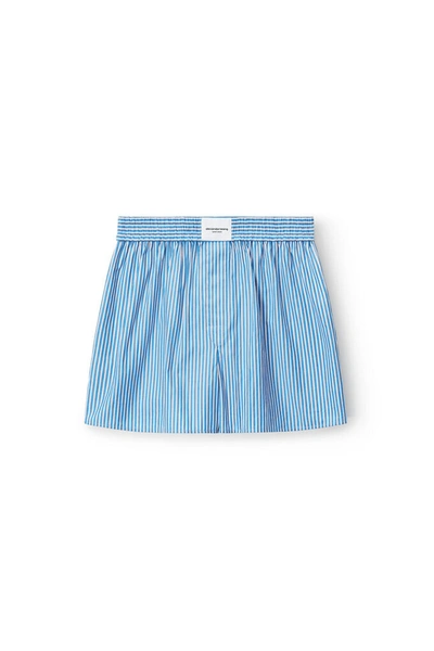 Shop Alexander Wang T T By Alexander Wang Women Classic Boxer In 246 Blue/pink