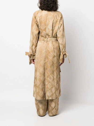 Shop Uma Wang Women Carina Coat In Uw200 Tan