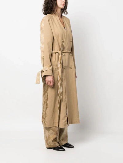 Shop Uma Wang Women Carina Coat In Uw200 Tan