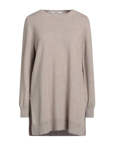 Shop Kangra Woman Sweater Beige Size 10 Wool, Silk, Cashmere
