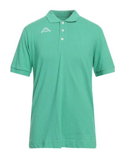 Shop Kappa Man Polo Shirt Green Size Xl Cotton
