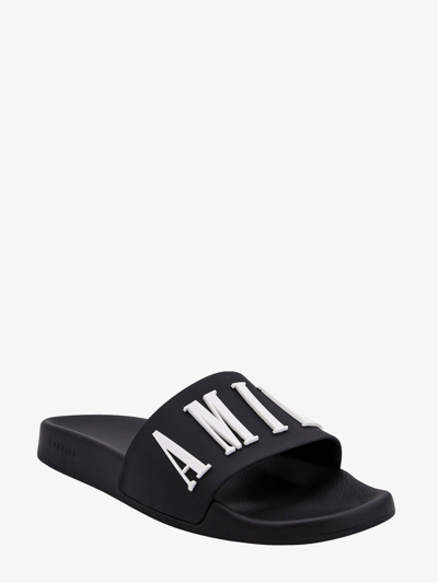 Shop Amiri Man Slide Man Black Sandals