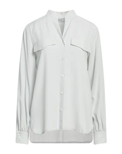 Shop Hopper Woman Shirt Light Grey Size 6 Acetate, Silk