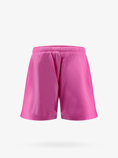 Shop Palm Angels Man Bermuda Shorts Man Pink Bermuda Shorts