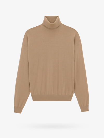 Saint Laurent Sweater In Cream