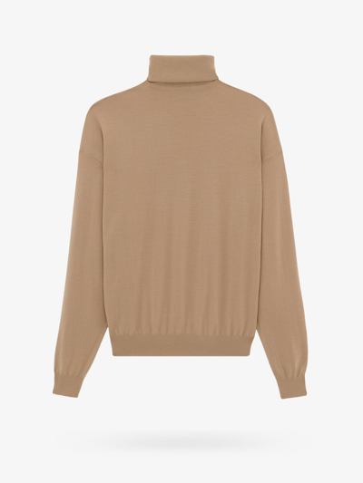 Saint Laurent Sweater In Cream
