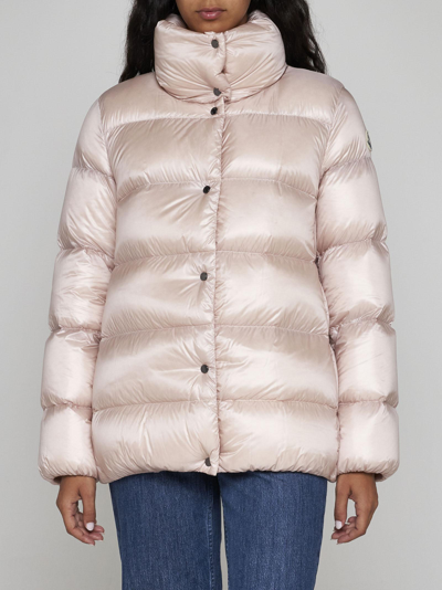 Shop Moncler Cochevis Quilted Nylon Down Jacket In Pink