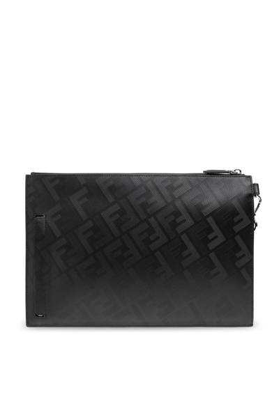 Shop Fendi Handbag With Monogram In Nero