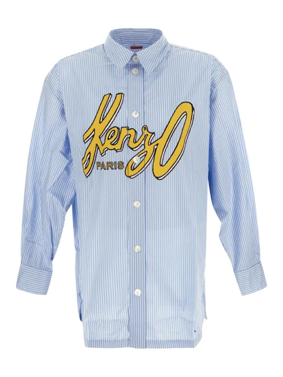 Shop Kenzo Archive Logo Oversize Shirt