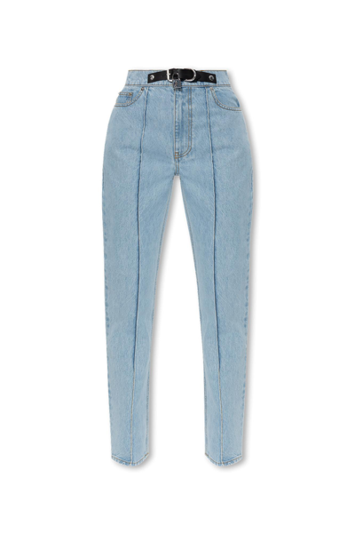 Shop Jw Anderson Skinny Fit Jeans In Light Blue