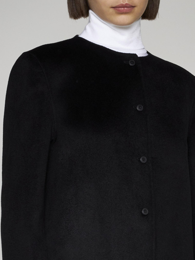 Shop Loulou Studio Martil Wool And Cashmere Coat In Black