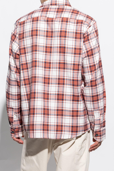 Shop Apc Graham Shirt In Aad Ecru