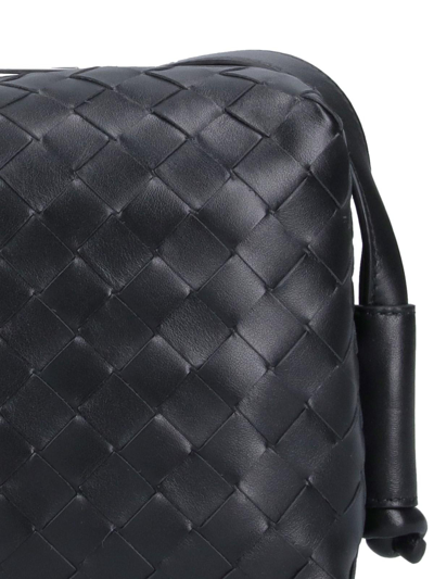 Shop Bottega Veneta Braided Shoulder Bag In Black