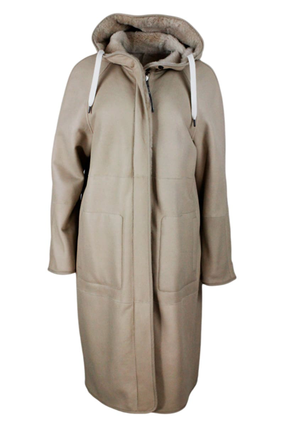 Brunello Cucinelli Coat In Beige