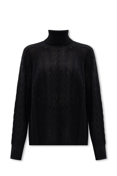 Shop Etro Cashmere Turtleneck Sweater In Black