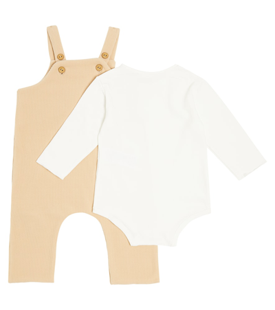 Il Gufo Baby Bodysuit And Overalls Set In Multicoloured