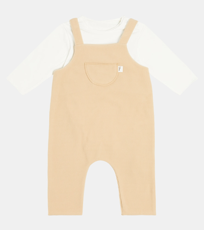 Il Gufo Baby Bodysuit And Overalls Set In Multicoloured