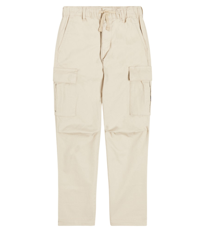 Polo Ralph Lauren Cargo Cotton Pants In Beige