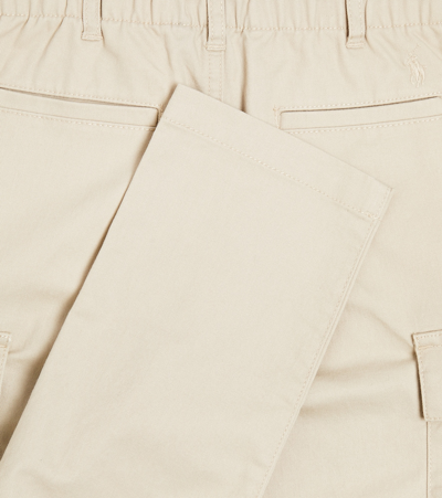 Polo Ralph Lauren Cargo Cotton Pants In Beige