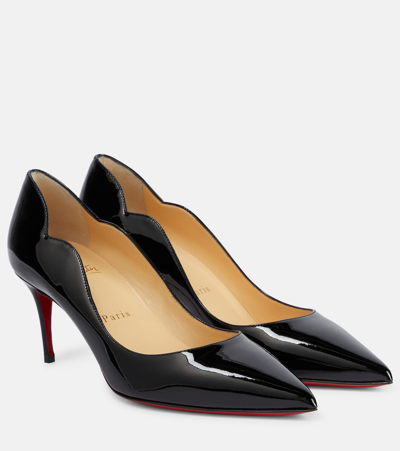 Shop Christian Louboutin Hot Chick 70 Patent Leather Pumps In Black