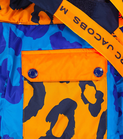 Shop Marc Jacobs Printed Ski Salopettes In Blue