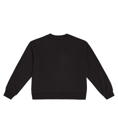 Shop Dolce & Gabbana Logo Cotton Jersey Sweatshirt In Black