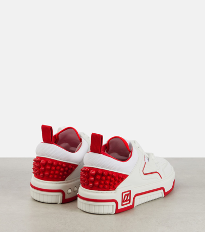 Christian Louboutin Women Astroloubi Leather Sneakers In White