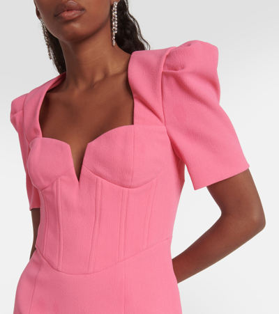 Shop Rebecca Vallance Marie Midi Dress In Pink