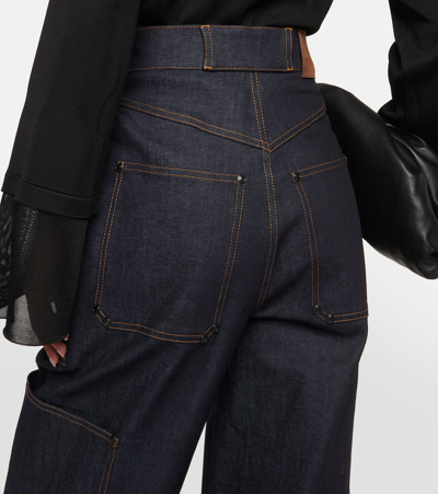 Shop Tom Ford High-rise Wide-leg Jeans In Blue