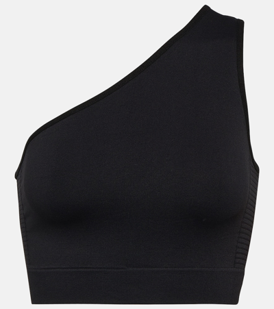 Rick Owens Athena Active Knit Bra In Black Clothing In Black