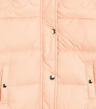 Shop Chloé Kids Puffer Jacket In Pink