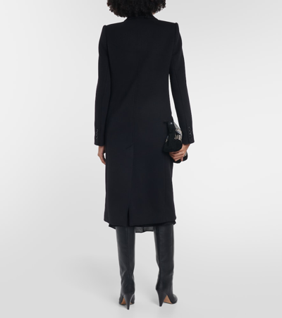 Shop Isabel Marant Enarryli Wool-blend Coat In Black