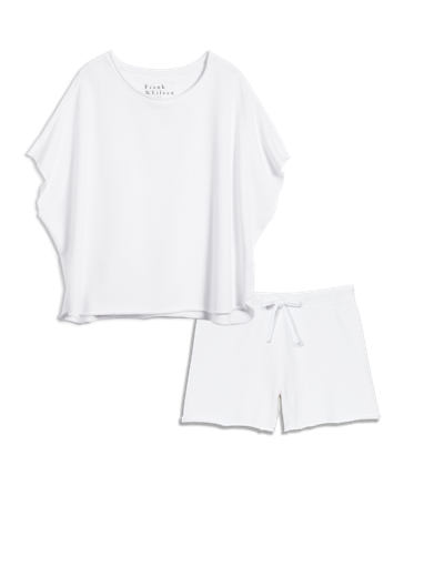 Frank & Eileen Hamptons Travel Set In White