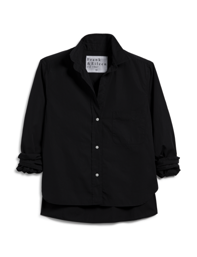 Frank & Eileen Barry Featherweight Button-up Shirt In Black