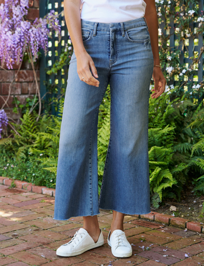 Frank & Eileen Galway Gaucho Jeans In Blue