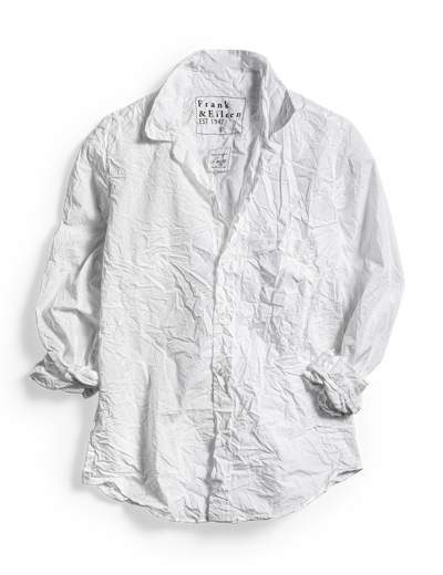 Frank & Eileen Barry Woven Button-up Classic Fit Shirt In White