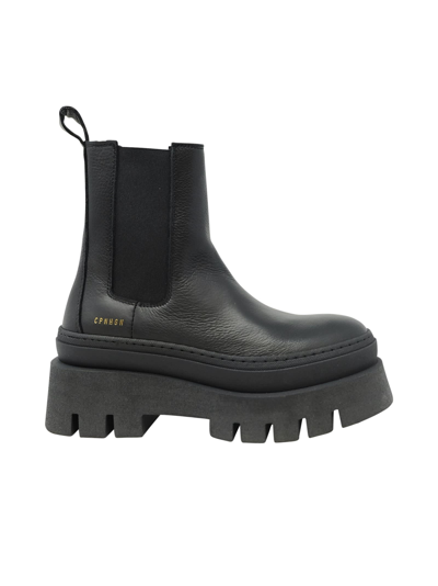 Shop Copenhagen Black Leather Boots