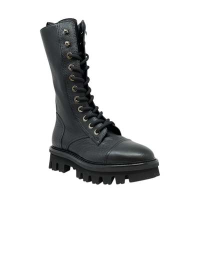 Shop Agl Attilio Giusti Leombruni Aglblack Leather Natalia Boots In 001 Black